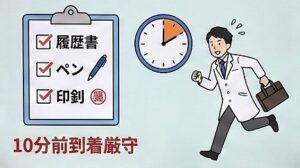 当日の持ち物と遅刻厳禁の徹底ルール