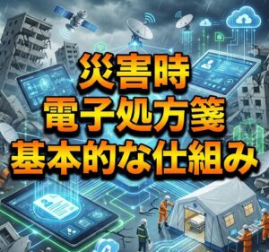 災害時の電子処方箋の基本的な仕組み