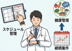 自己管理能力を高めて案件を継続させるコツ