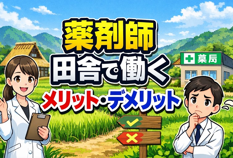 薬剤師が田舎で働くメリットとデメリット