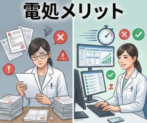 薬剤師の電子処方箋のメリット