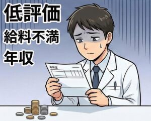 評価されない給料年収不満