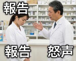 調剤ミス報告が怖い怒られる