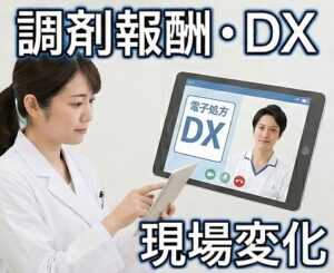 調剤報酬改定や医療DXが現場に及ぼす変化