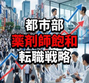 都市部で薬剤師飽和を感じる際の転職戦略