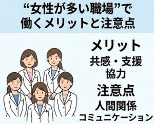 「女性が多い職場」で働くメリットと注意点