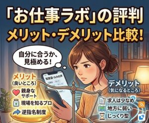 お仕事ラボのメリットとデメリット