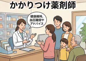 かかりつけ薬剤師・地域の健康サポーターとしての役割