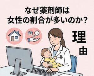 なぜ薬剤師は女性の割合が多いのか？