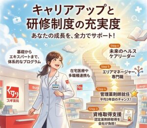 キャリアアップと研修制度の充実度