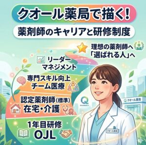 クオール薬局の研修制度と薬剤師のキャリア
