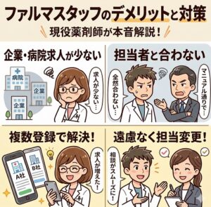 ファルマスタッフのデメリットと対策