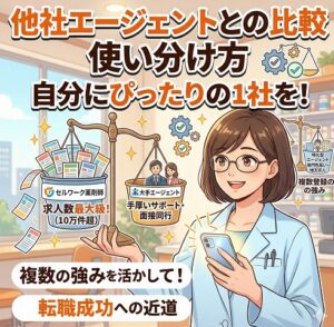 他社エージェントとの比較と使い分け方