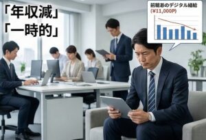 入社直後は年収が下がる可能性