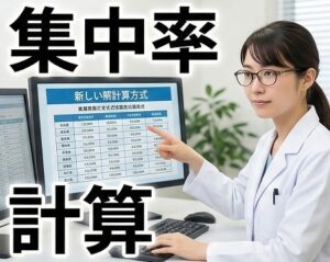 処方箋集中率の新たな計算手法
