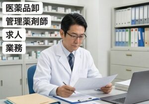 医薬品卸の管理薬剤師の求人と業務内容
