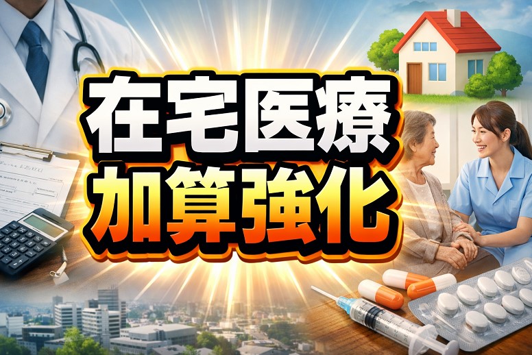 在宅医療の加算強化で何が変わる？最新動向と対策