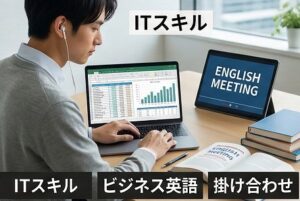 将来を見据えたスキル（ビジネス英語・ITリテラシー）の掛け合わせ