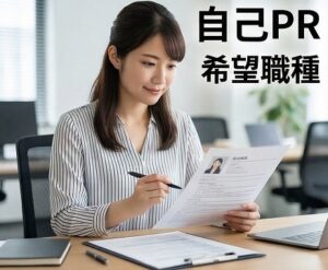 希望職種に合わせた自己ＰＲを用意