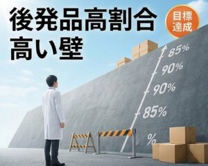 後発品使用割合の極めて高い壁