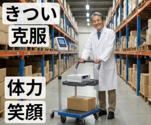 物流センターの管理薬剤師のきつい面を克服