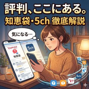 知恵袋・5chでの評判（口コミ）