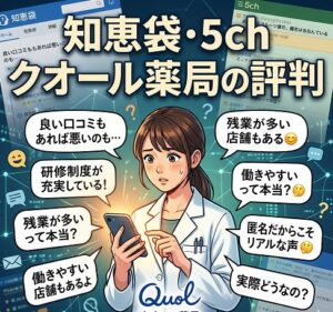 知恵袋・5chで見えるクオール薬局の評判とは