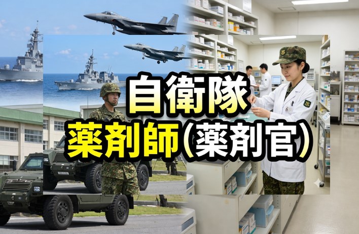 自衛隊薬剤師（薬剤官）の仕事内容や年収と採用試験を解説