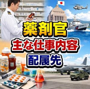 薬剤官の主な仕事内容と活躍や配属先