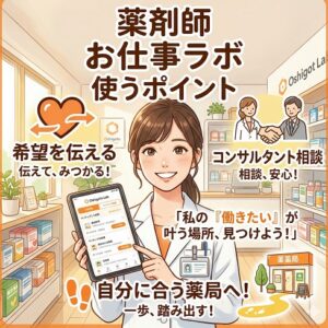 薬剤師がお仕事ラボを上手に使うポイント