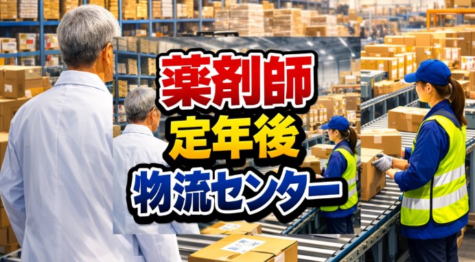 薬剤師が定年後に物流センターで働く転職の実態と注意点
