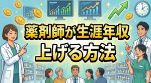 薬剤師が生涯年収を上げるための方法