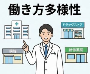薬剤師の働き方と多様な勤務先の種類に関する解説