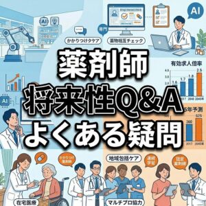 薬剤師の将来性Q&A——よくある疑問