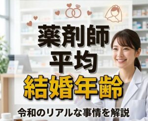 薬剤師の平均的な結婚年齢