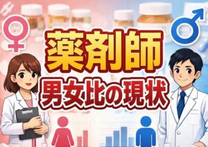 薬剤師の男女比の現状【厚生労働省データ】