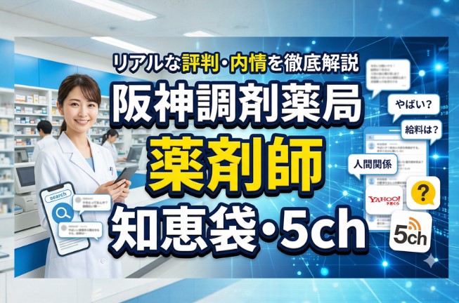 阪神調剤薬局の薬剤師の評判は？知恵袋や5chの口コミを解説