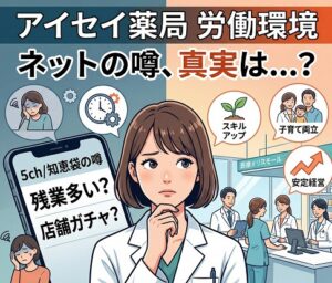 アイセイ薬局での労働環境のリアルな実態