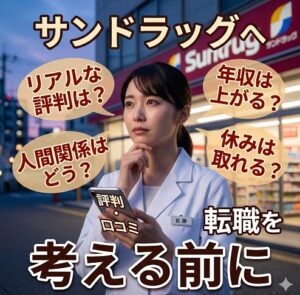 サンドラッグへの転職を考える前に