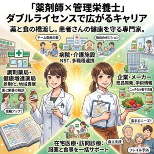 ダブルライセンスで広がる就職先とキャリア