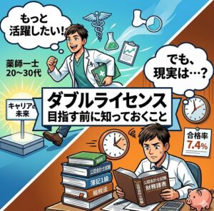 ダブルライセンスを目指す前に知っておくこと