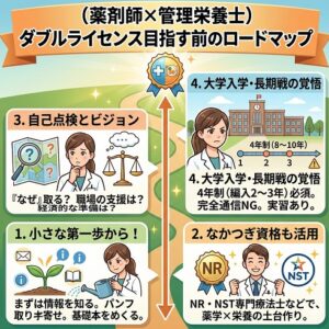 ダブルライセンスを目指す前のロードマップ