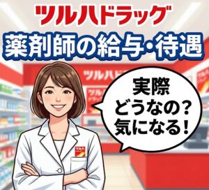 ツルハドラッグ薬剤師の給与・待遇の実態