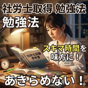 社労士取得に向けた現実的な勉強法
