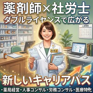薬剤師×社労士のキャリアパターン