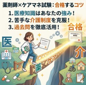 薬剤師がケアマネ試験に合格するコツ
