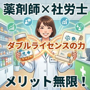 薬剤師が社労士を取るメリット